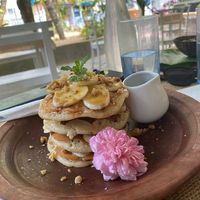 So many Pancakes :) at Spa Una & Eco Café in Unawatuna