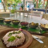 Curry at Spa Una & Eco Café in Unawatuna