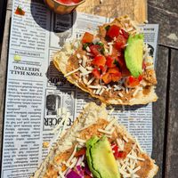 Veganes Fladenbrot at Hightide Surf & Food in Ijmuiden