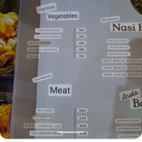 Vegetable/side dishes at G'litik Indonesian Eatery in Jakarta