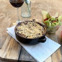 Lentil lasagnaa  at L'enoteca in Rabat