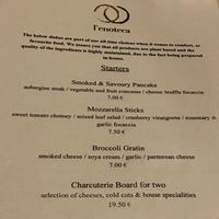 Mozzarella sticks were not available since they  at L'enoteca in Rabat