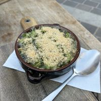 Broccoli gratin  at L'enoteca in Rabat