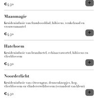 Menu at FIKA LAB in Leuven