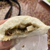 Inside treasure buns   at Bodhi Bowl in Sacramento