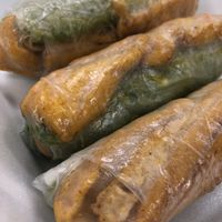 Spring rolls at Bodhi Bowl in Sacramento
