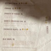 Cardápio   at Hocus Pocus DNA in Rio De Janeiro