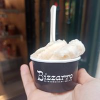 Pear and moscatel wine flavor at Bizzarro Gelato in Lisbon