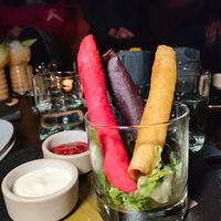 TAQUITO TRIO
Our Chorizo, Salsa Verde, Tricolor Tortillas, Sour Cream at BAR NENA in New York City