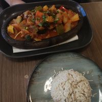 Veg stew dish from lunch menu at Akarsu  in Durham