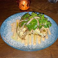 Cauliflower steak at The Ragtrader & Bo Peep Cocktail and Highball Store in New York City