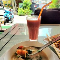 Tom Kha Gao soup- I could have eaten 4 of these 😋 at Pure Vegetarian GOPAL in Phuket