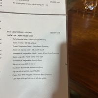 Menu  at Beach House Con Dao - Casual Dining & Cocktails in Vung Tau