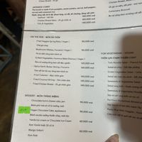 Menu  at Beach House Con Dao - Casual Dining & Cocktails in Vung Tau