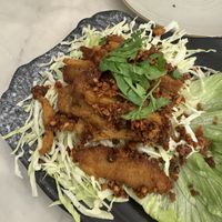 Fried chicken  at Kem-Kon Pahurat (เข้ม-ข้น พาหุรัด) in Bangkok