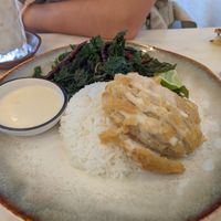 Chickn and lemon mayonnaise at Kem-Kon Pahurat (เข้ม-ข้น พาหุรัด) in Bangkok