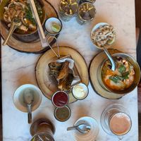 - CREAMY SHRIMP TOM YUM SOUP ต้มยำกุ้งน้ำข้น
- C. SUKHOTHAI TOM YUM NOODLES ก๋วยเตี๋ยวต้มยาสุเขทย์
- FISH' at Kem-Kon Pahurat (เข้ม-ข้น พาหุรัด) in Bangkok