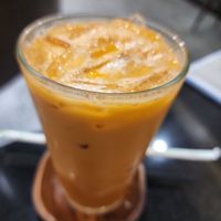 Iced thai tea at Kem-Kon Pahurat (เข้ม-ข้น พาหุรัด) in Bangkok