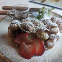 Hongkong waffle at Kem-Kon Pahurat (เข้ม-ข้น พาหุรัด) in Bangkok