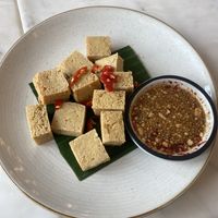 Tofu starter  at Kem-Kon Pahurat (เข้ม-ข้น พาหุรัด) in Bangkok