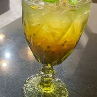 Passion fruit drink  at Kem-Kon Pahurat (เข้ม-ข้น พาหุรัด) in Bangkok