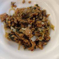 Pork mince at Kem-Kon Pahurat (เข้ม-ข้น พาหุรัด) in Bangkok