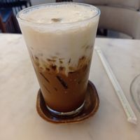 Latte at Kem-Kon Pahurat (เข้ม-ข้น พาหุรัด) in Bangkok