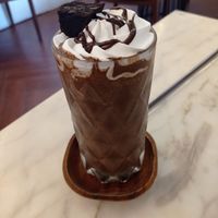 Brownie frappe at Kem-Kon Pahurat (เข้ม-ข้น พาหุรัด) in Bangkok