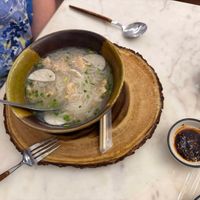 Noodle soup at Kem-Kon Pahurat (เข้ม-ข้น พาหุรัด) in Bangkok