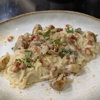 Spaghetti Carbonara at Kem-Kon Pahurat (เข้ม-ข้น พาหุรัด) in Bangkok