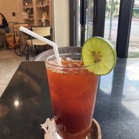 Iced tea  at Kem-Kon Pahurat (เข้ม-ข้น พาหุรัด) in Bangkok