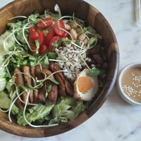 Pork salad at Kem-Kon Pahurat (เข้ม-ข้น พาหุรัด) in Bangkok