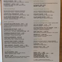 Menu at Apricot Brunch + Bar in Lytham St Annes