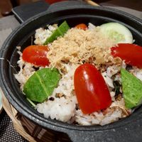 Vegan fried rice at Karuna Veggie in Ho Chi Minh City