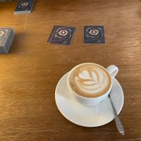 Haver cappuccino  at Café STU in Amersfoort