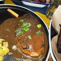 Vegan jerk chicken in spicy garvy at Turtle Bay in Liverpool