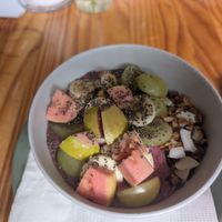 Smoothie bowl at Pure Cafe in Greyton