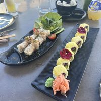 Spring rolls and California rolls   at Restaurant Jade in Agadir