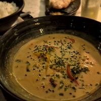 Vegan panang curry at Restaurant Jade in Agadir