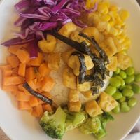 Vegan bowl at OHO Salad Bar Kuta in Kuta