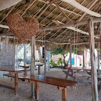 Inside at Barefoot Caribe in Caye Caulker
