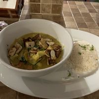 Tofu curry   at Barefoot Caribe in Caye Caulker