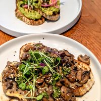 Mushroom Toast at Wildsprout in Constantia