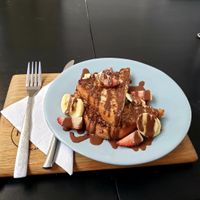 French toast! at Nourish'd Café Green Point in Cape Town