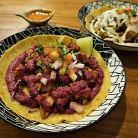 Vegan tacos at Peyote Restaurant Samui in Koh Samui