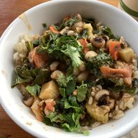 Vegan bowl  at Happy Girl Kitchen in Pacific Grove