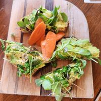 Avocado toast at Happy Girl Kitchen in Pacific Grove