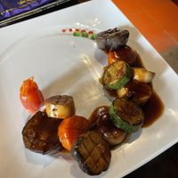 Grilled vegetables with barbecue sauce  at Hứa Ý Đế Chay in Qui Nhon