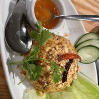 Coconut curry rice lettuce wraps   at Saap in Cary