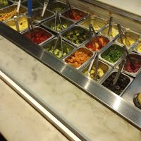 Topping options, several veg at Piada Italian Street Food - Paxton Ave in Cincinnati